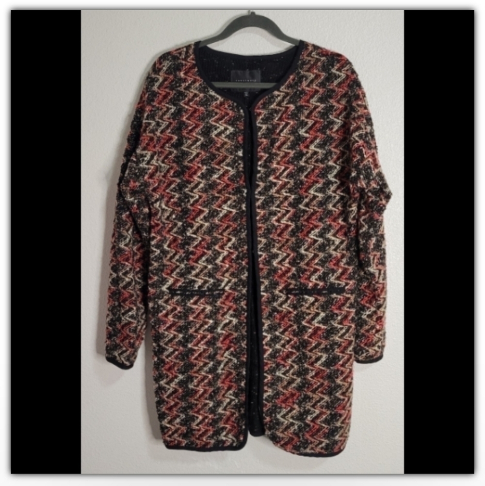 Sanctuary Popcorn texture long lined jacket size xk